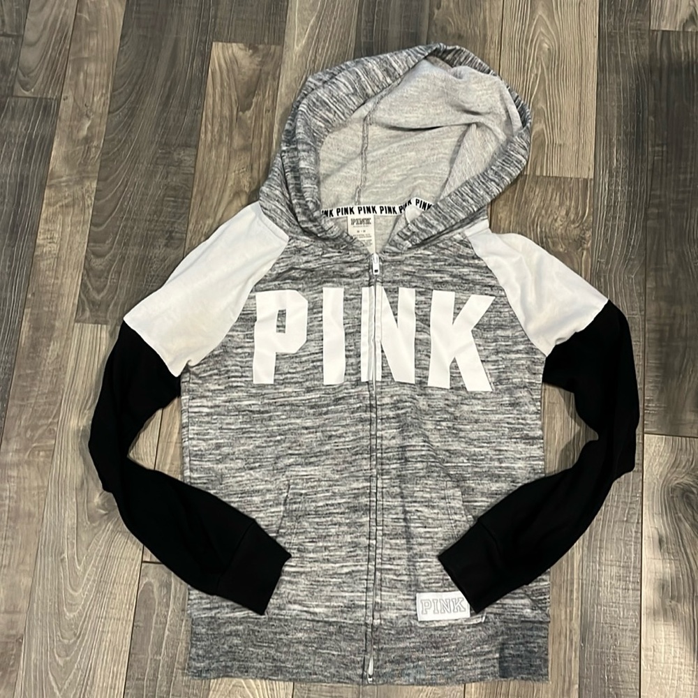 Pink zip up